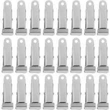 50 Stück Mini-Krokodilklemmen, Metallfederklemmen, kleine, robuste Regalclips