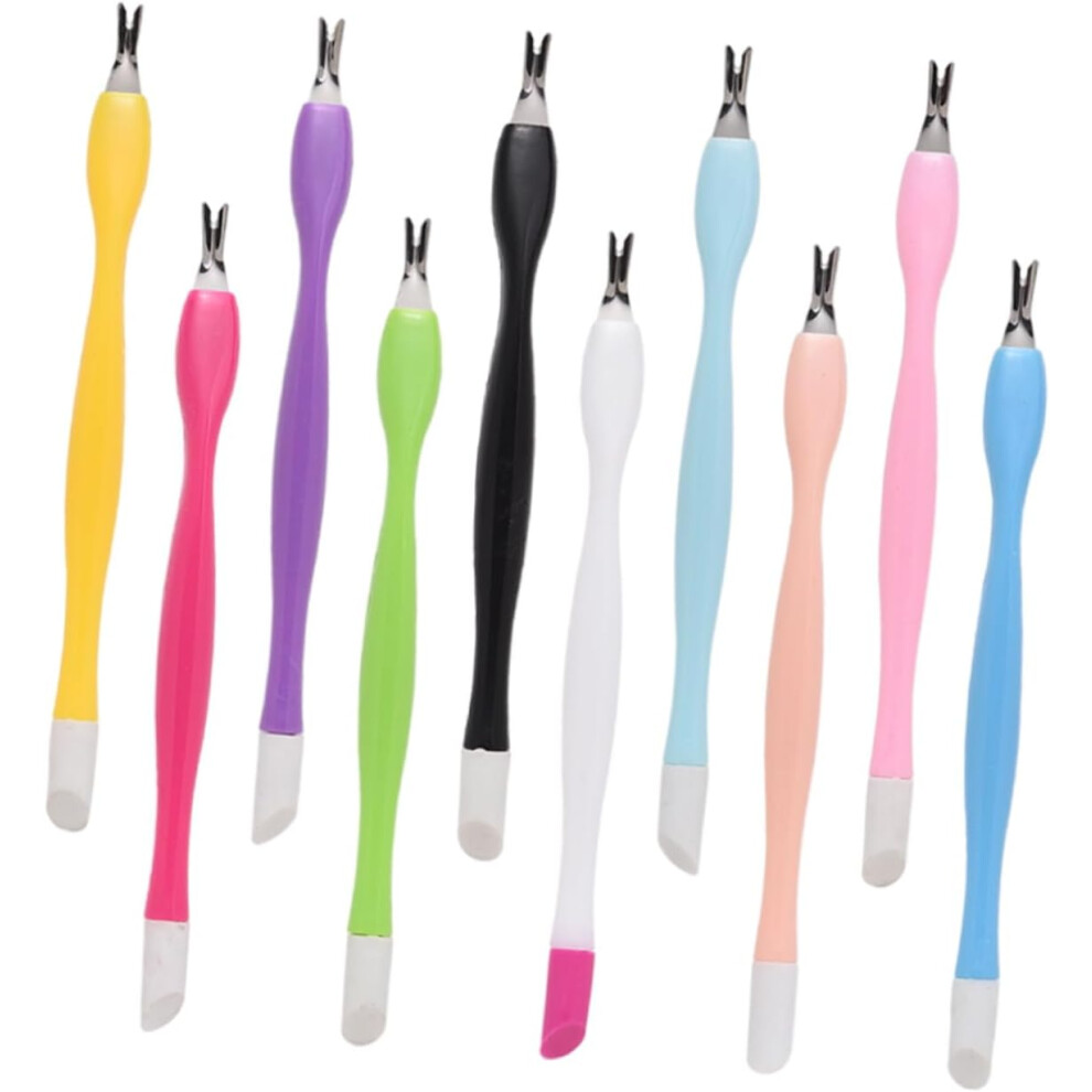 Hkhbjs 50Pcs Dual-Headed Manicure Dead Skin Trimmers Nail Cuticle Removers For Exfoliating For Nail Care Tools