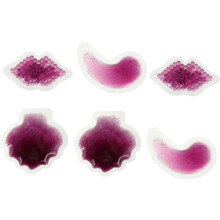 Confezione da 6 gel terapeutici per viso, occhi e labbra, impacchi caldi e freddi, impacchi di ghiaccio multiuso per alleviare il dolore.