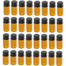 50 Stück auslaufsichere Reise-Make-up-Fläschchen, nachfüllbare Glasampullen, Kosmetikspender