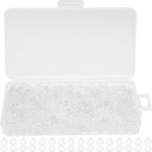 500 Stück weiße S-Clip-Gummibänder, Zubehör für Webstühle, Armbandclips, DIY-Bastelset