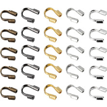 500 Stück U-förmige Schnallen für Schmuckzubehör aus Legierung, offene Positionierungsschnallen zum Selbermachen von Halsketten und Armbändern