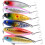 6 Stück 5,9 cm 6,9 g schwimmende, künstliche Köder in Stiftform, hart lackierte Angelköder, naturgetreue Swimbaits 1