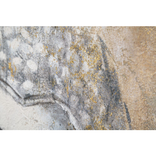 Dipinto su tela multicolore Buddha cm 80x3x120 2