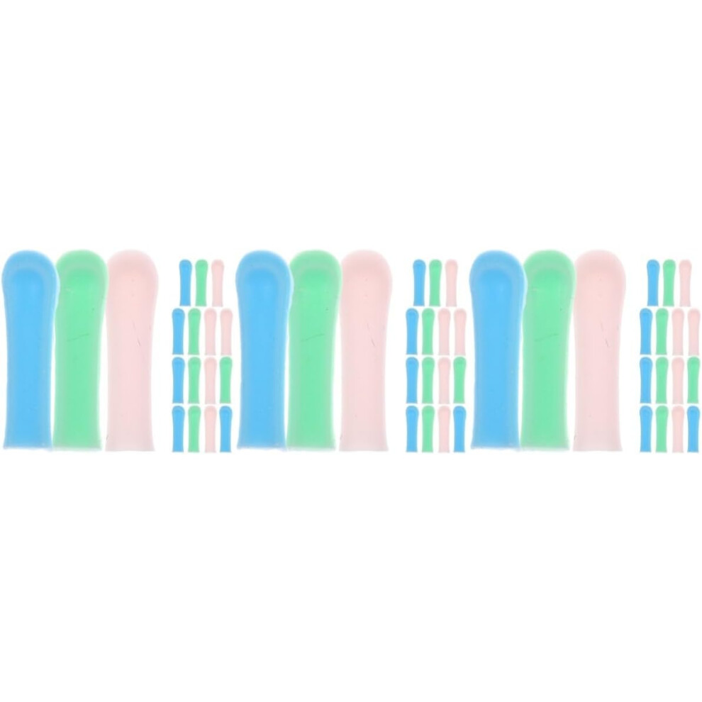 Hkhbjs 54Pcs Silicone Ear Spoon Sleeves For Earwax Cleaning Replacement Ear Spoon Covers