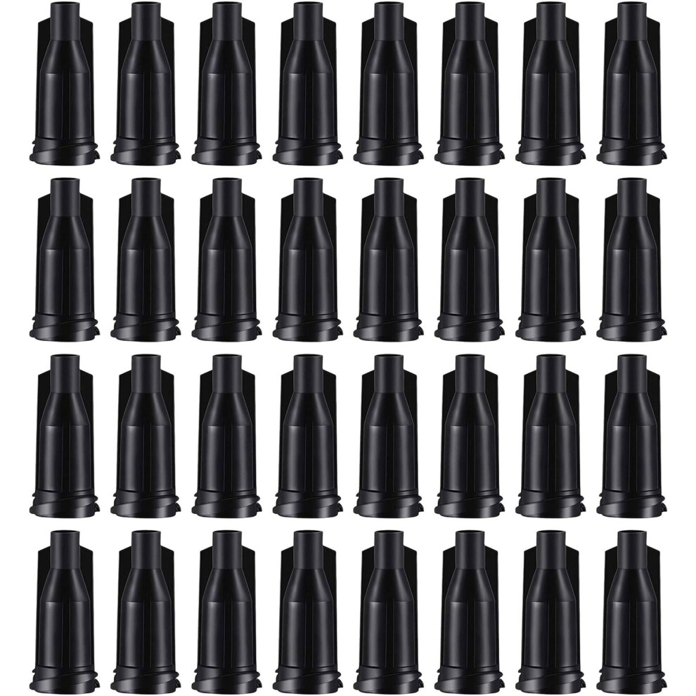 500Pcs Industrial Dispensing Caps Black Plastic Syringe Caps Glue Tips 5455468306990