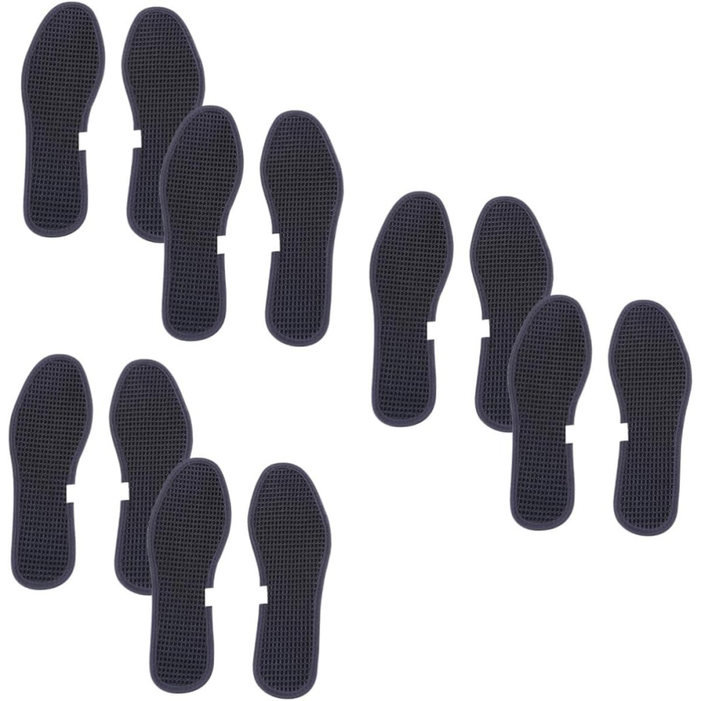 Hkhbjs 6Pairs Activated Charcoal Shoe Pads Bamboo Foot Care Insoles For Men Sports Shoes Odor