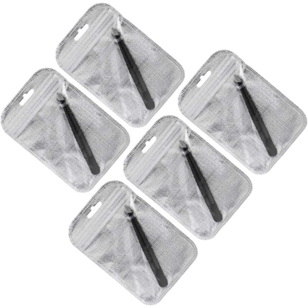 Hkhbjs 5Pcs Stainless Steel Eyebrow Clip Tweezers For Makeup Portable Eyebrow Clamp