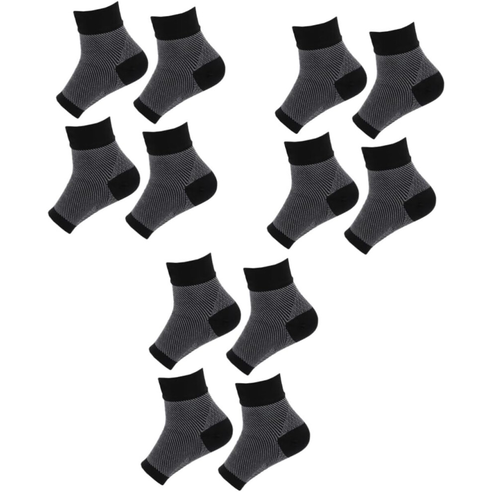 Hkhbjs 6Pairs Plantar Fasciitis Compression Socks For Ankle Support Pain Relief Foot Socks For Women