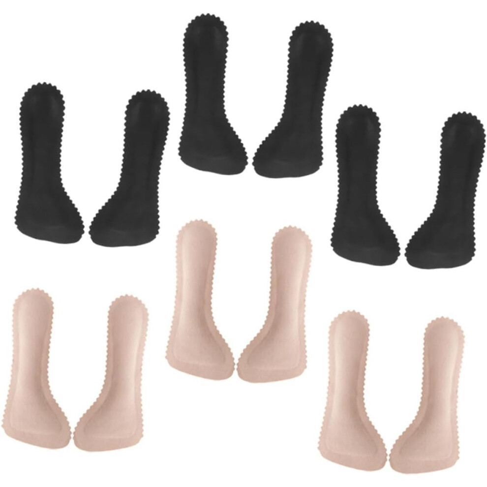 Hkhbjs 12Pcs Women Pu Forefoot Cushion Insoles Breathable Adhesive Foot Pads