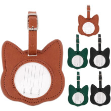 Etiquetas de bagagem em forma de gato 6pcs Identificação de bagagem de viagem Etiquetas de nome para malas Mochilas e itens essenciais de viagem