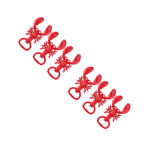 Krebsförmiger Flaschenöffner – Zinklegierung, Rot 2