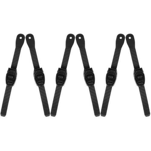6Pcs Adjustable Inline Skate Strap Replacement Buckle Belt Set for Roller Shoes and Ice Skates