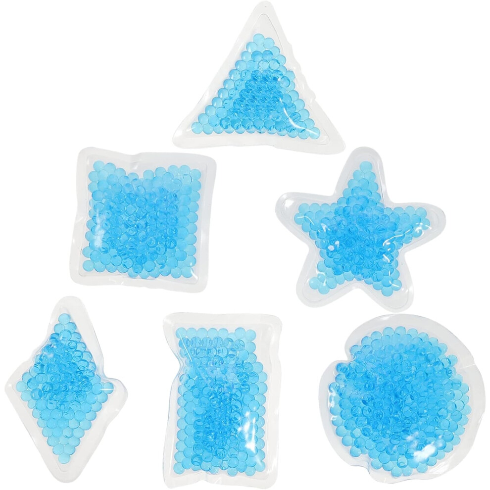 Hkhbjs 6Pcs Cold Compress Hot Compress Gel Ice Pack Reusable Cooling