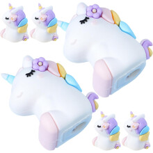 Lot de 6 taille-crayons licorne mignons, style kawaii