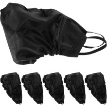 6pcs Beard Protector for Men Facial Beard Bonnet Mustache Covers for Food Processing Restaurant Bakery Use Reusable