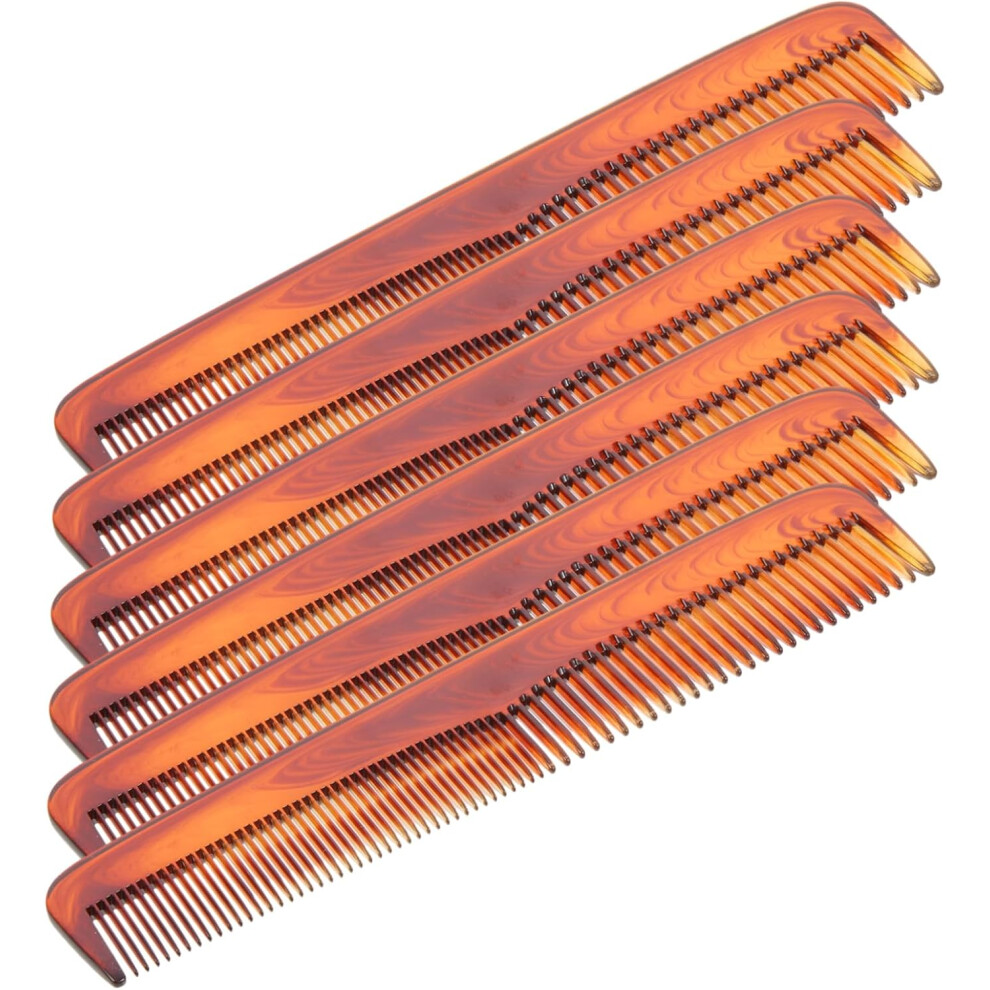 Hkhbjs 6Pcs Hair Cutting Comb Wide Teeth Detangling Barber Comb For Wet Hair Styling For Travel And Men