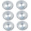 6pcs Pie Mold Cupcake Mold Aluminium Alloy Baking Tool Lightweight Uniform Baking DIY Kitchen Bakeware 1