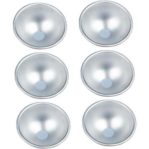 6pcs Pie Mold Cupcake Mold Aluminium Alloy Baking Tool Lightweight Uniform Baking DIY Kitchen Bakeware