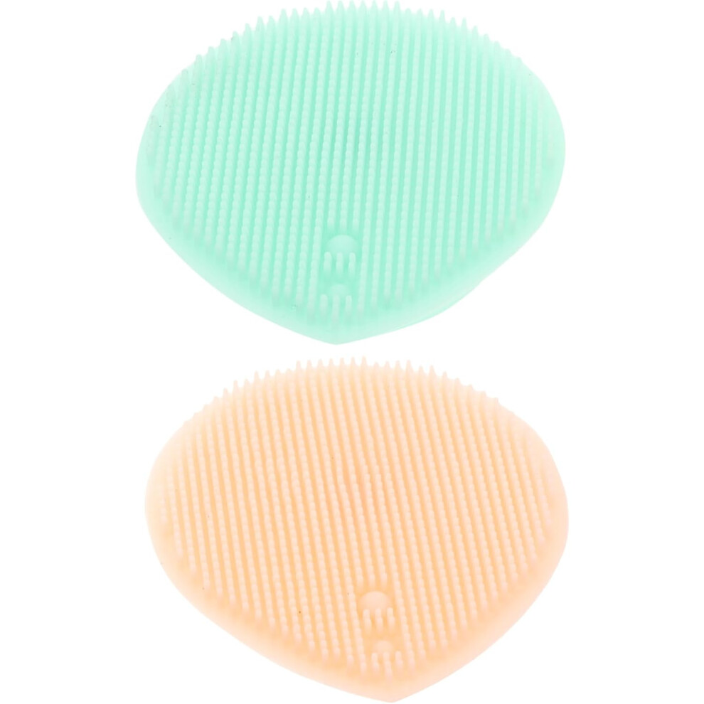 Hkhbjs 6Pcs Silicone Handhold Cleaning Brush Creative Facial Brush