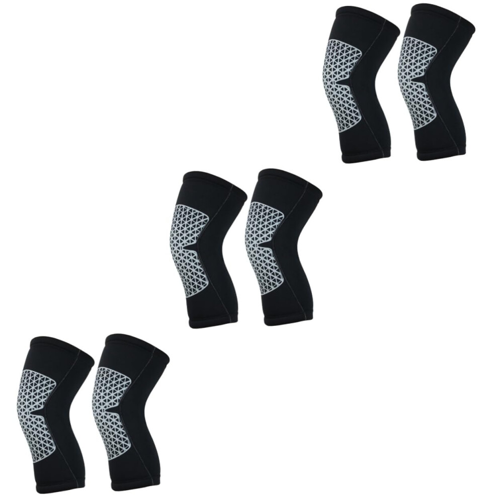 Hkhbjs 6Pcs Outdoor Knee Protector Sports Leg Guards Stretch Knee Sleeve Support