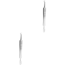 6pcs Stainless Steel Blackhead Remover Tool Kit for Pimple Extraction Precise Comedone Extractor Tweezers Kit