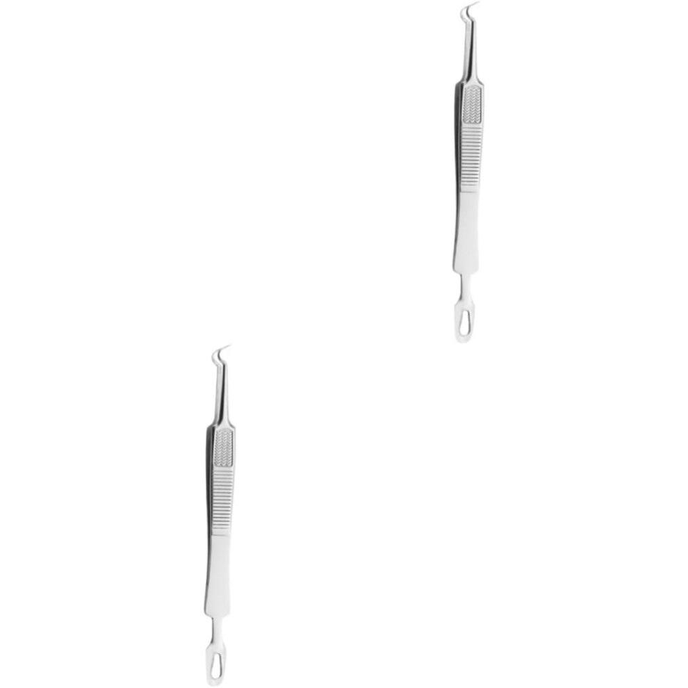 Hkhbjs 6Pcs Stainless Steel Blackhead Remover Tool Kit For Pimple Extraction Precise Comedone Extractor Tweezers Kit