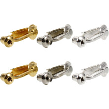 6 Stück Clip-Ohrring-Adapterclips für nicht durchstochene Ohren, DIY-Ohrring-Basisclips, sicherer dekorativer Ohrschmuck