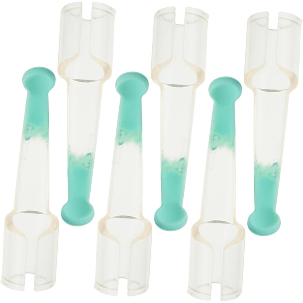 Hkhbjs 6Pcs Reusable Ear Scoop Heads Silicone Ear Cleaning Spoon Tips Replacement Wax Removal Accessory