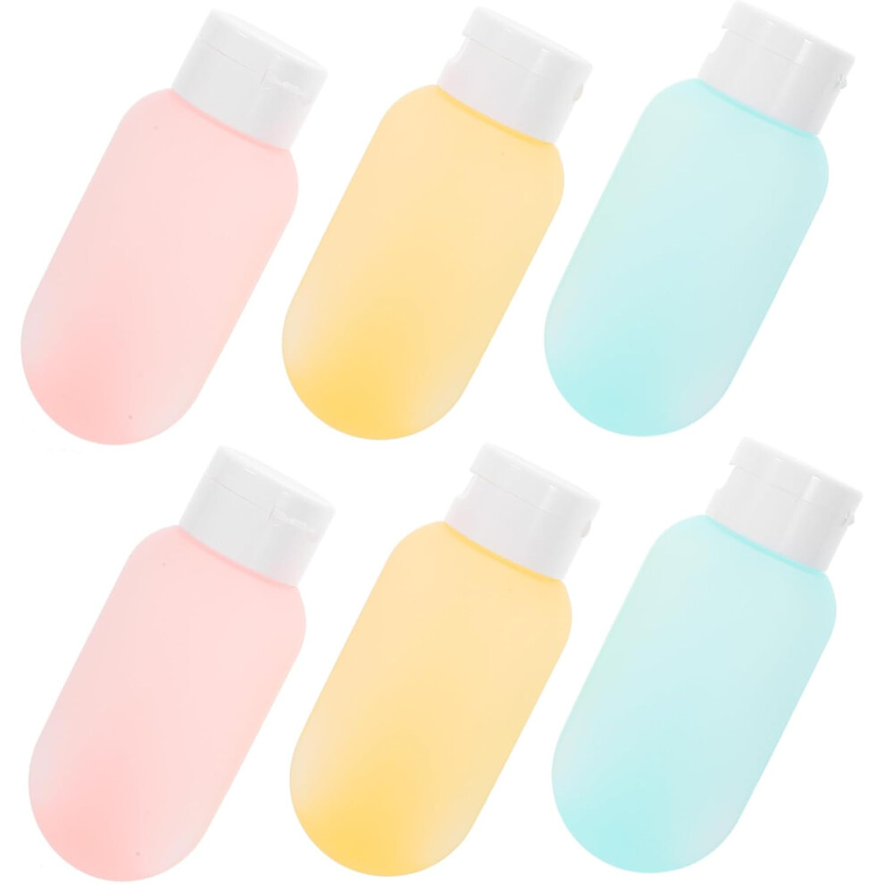 Hkhbjs 6Pcs Travel Bottles Empty Shampoo Lotion Bottles Refillable Toiletries For Travel Toiletry