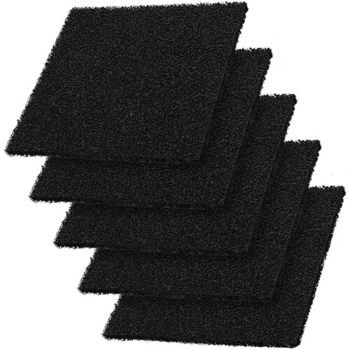 Utskiftingssvamper for kullkompostfilter, 6 stk.