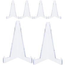 6-teiliges Kartenaufsteller-Set für Sammelkarten, Sportkarten (Baseball, Football)