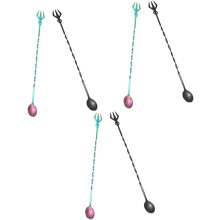 6-teiliges Set Cocktailrührstäbchen aus Edelstahl, Barzubehör für die Hausbar, Weinzubehör, Cocktailstäbchen
