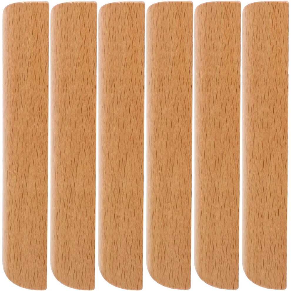 Photos - Furniture Hardware HKHBJS 6 Pcs Semicircle Wood Handles for Dresser Drawers Chic Rustic Vintage Style