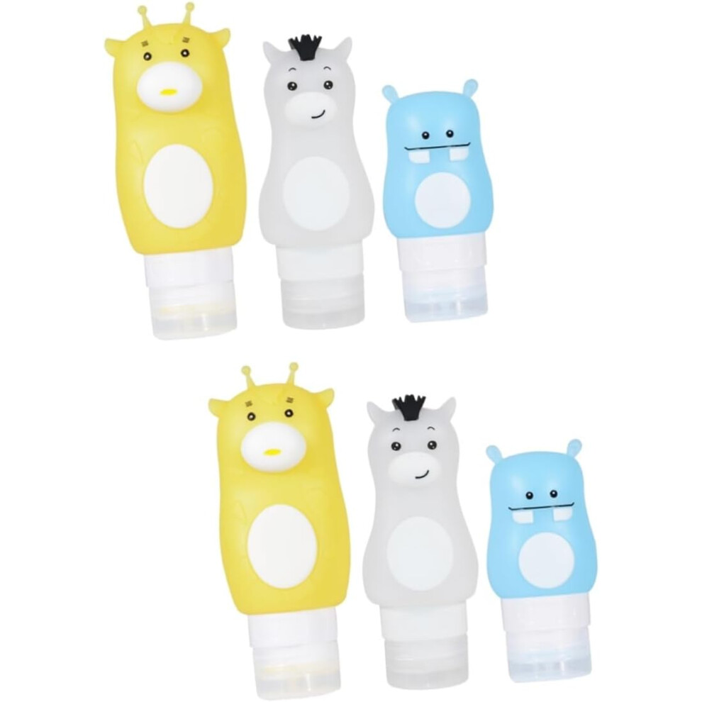 Hkhbjs 6Pcs Travel Bottles Lotion Bottles Leakproof For Shampoo Lotion Squeezable Use