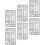 6pcs Stainless Steel Eraser Shield Set for Drawing and Drafting, Engineering Tools 1