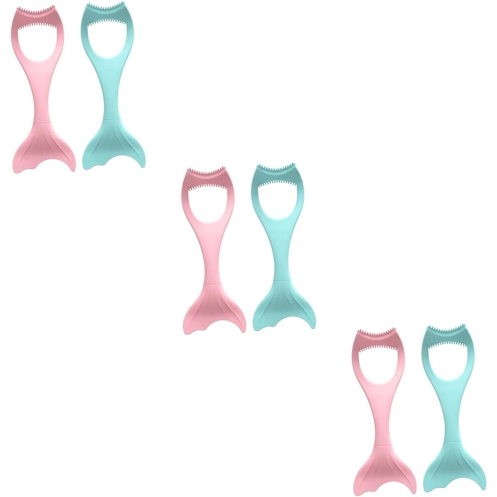Hkhbjs 6Pcs Professional Eyeliner Makeup Aid Silicone Mascara Drawing Tool Soft Elastic Suit For Skin Types