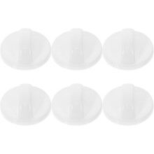 Lot de 6 boutons rotatifs pour ventilateur, pièces de rechange légères en plastique ABS
