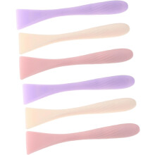 Lot de 6 pinceaux en silicone pour masque facial Ă l'argile, outils applicateurs pour le soin du visage et le nettoyage en spa