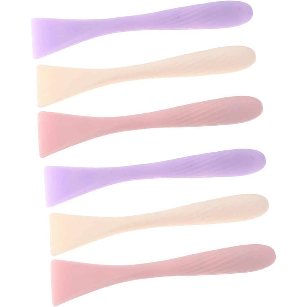 Hkhbjs 6Pcs Silicone Face Mask Brush Mud Clay Applicator Tools For Skincare Facial Cleansing In Spa
