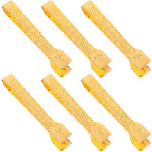 6-teiliges Set leichter Räucherstäbchenzangen aus Eisen mit hitzebeständigen, rutschfesten und ergonomischen Griffen