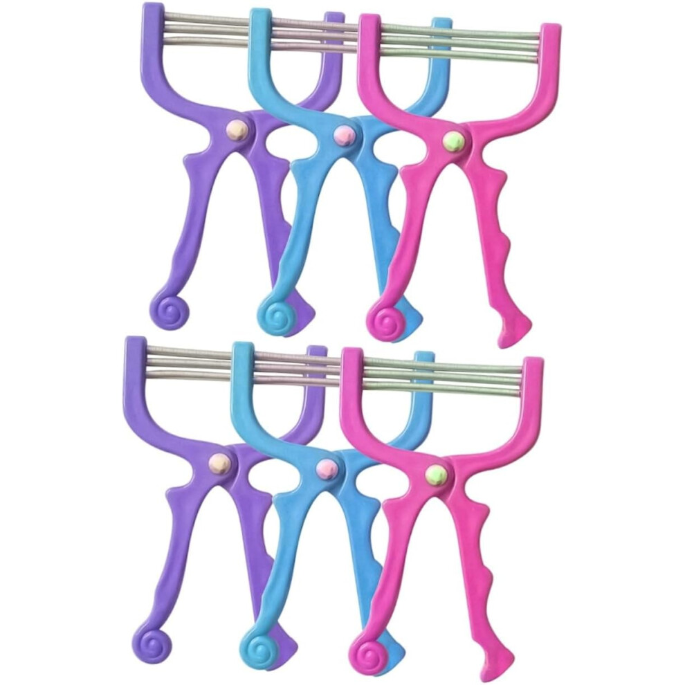 Hkhbjs 6Pcs Portable Face Hair Removal Tool Facial Hair Epilators Special Spring Shavers Painless Beauty Tools