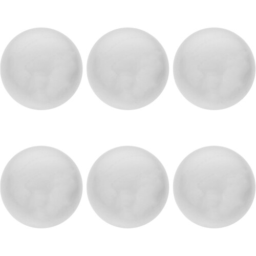 6 stk. hagereflekterende ball rustfritt stål rund lett ballpynt