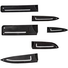 Lot de 6 protège-lames en plastique, étuis pratiques pour la cuisine, matériau ABS robuste, design élégant
