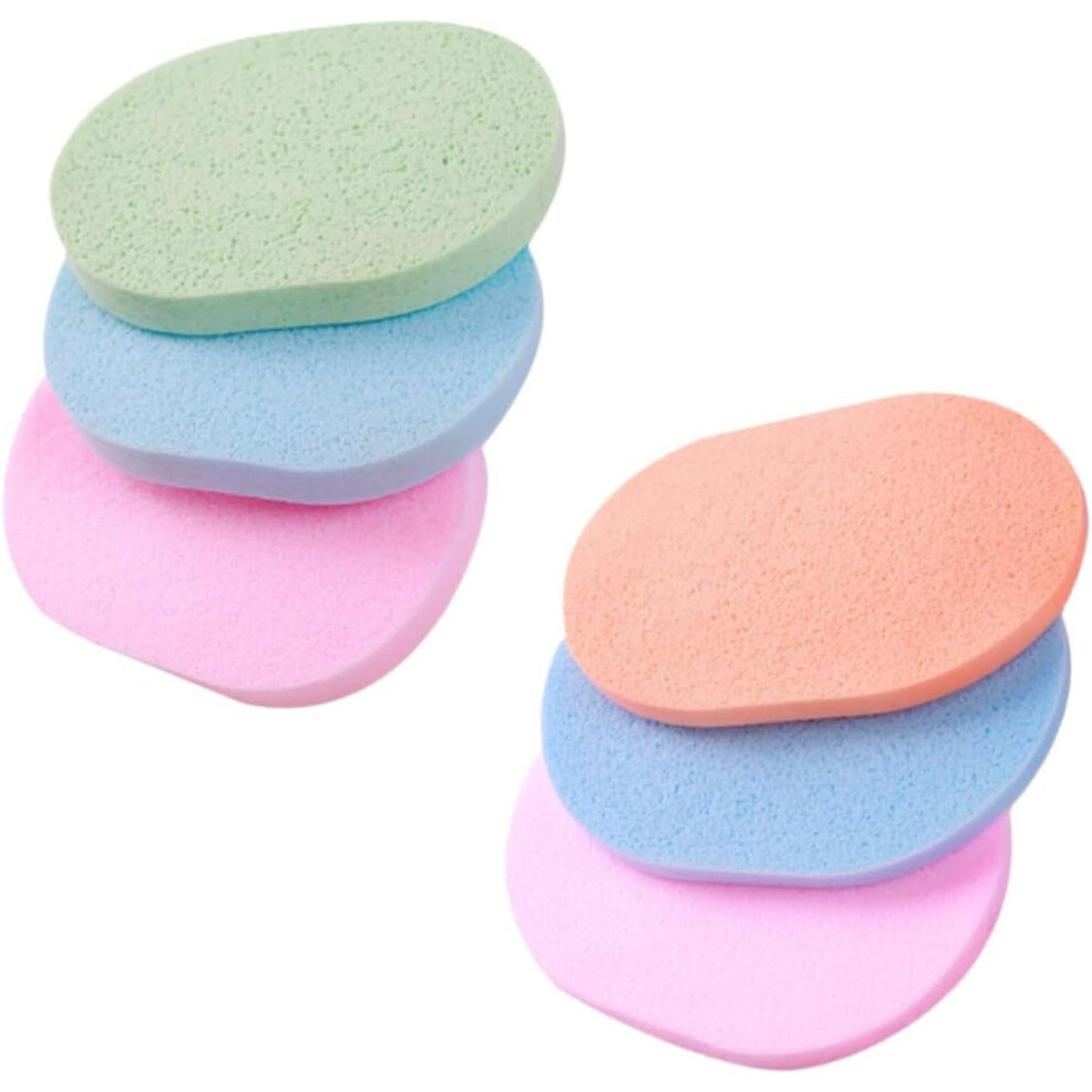 Hkhbjs 6Pcs Reusable Exfoliating Sponges Face Wash Scrubber Household Use Portable Face Cleaner Travel