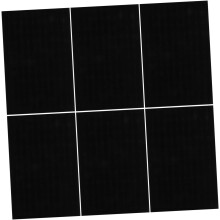 6 schwarze Schmucktablett-Einsätze mit 100 weichen Schaumstoff-Ringhaltern