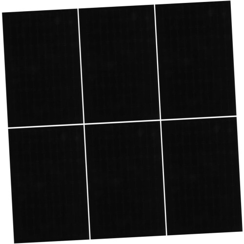 6 schwarze Schmucktablett-Einsätze mit 100 weichen Schaumstoff-Ringhaltern
