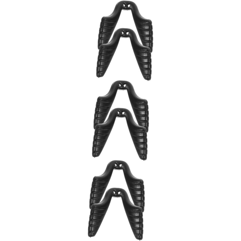 Hkhbjs Black 6Pcs Adjustable Cycling Nose Pads For Glasses Ergonomic Eyeglass Nose Cushions