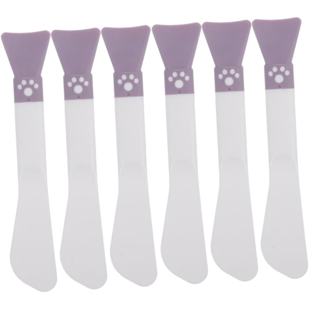 Hkhbjs 6Pcs Dual-Ended Silicone Facial Mask Brush Applicators For Mud Masks Easy Application