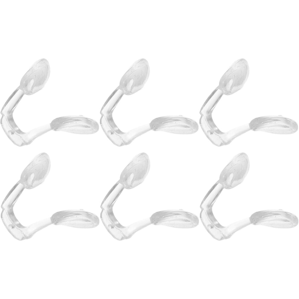 Hkhbjs 6Pcs One-Piece Eyeglass Nose Pads Soft Silicone For Glasses Eyewear Slips Nose Pad